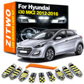 ZITWO 12Pcs Vehicle Lamp For Hyundai i30 MK2 2012 2013 2014 2015 2016 LED Interi for Hyundai MK2 - Canbus LED Car Light