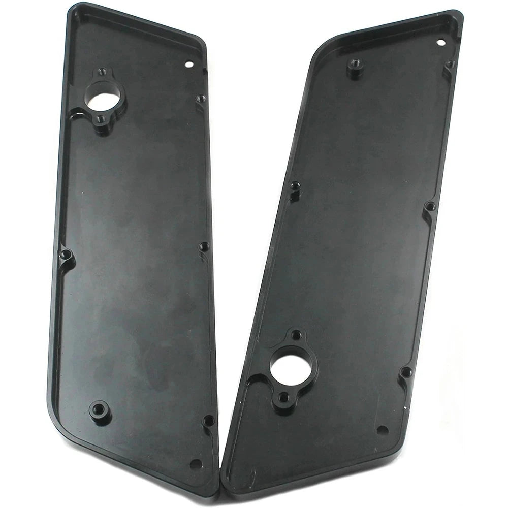Motorcycle Black Saddlebag Latch Cover Hard Panel Replacement For Harley Touring FLHR FLHX FLHT  - Automotive LED Light