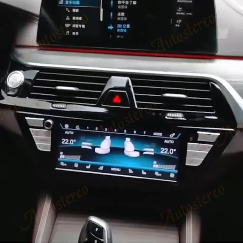 Car Digital AirCon AC Panel For BMW 5 G30 G31 BMW 6 G32 6GT Touch LED Air Conditioner Scre
