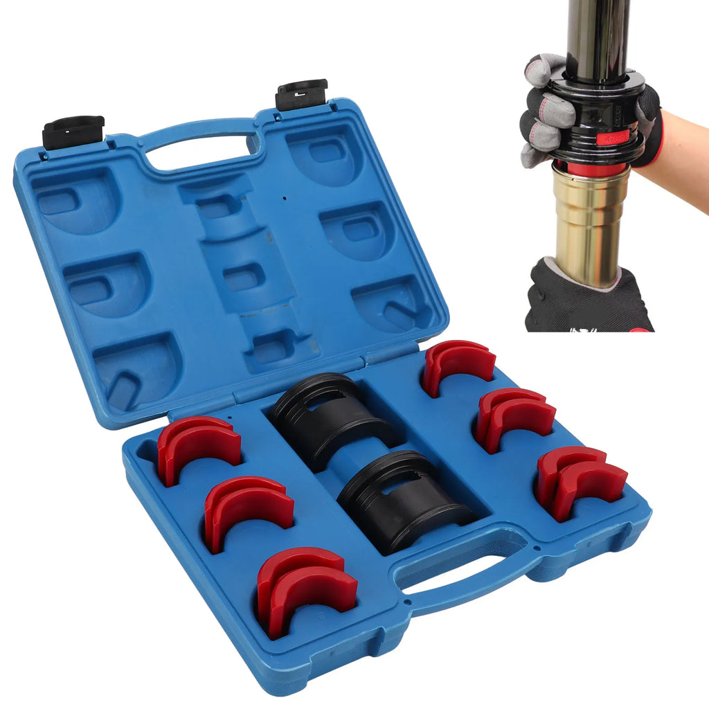 35‑50mm Motorcycles Front Fork Seal Driver Installer Tool Set Carbon Steel Universal for Motorcy - Automotive LED Light