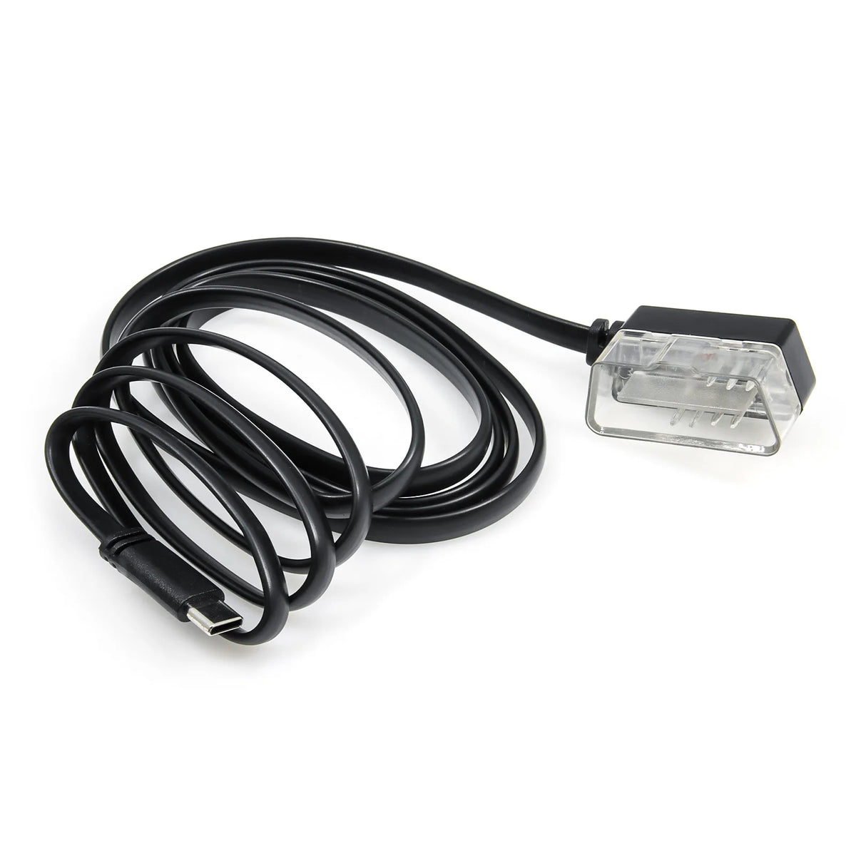 1PC obd2 cable mini usb OBDII 2 7 Pin To Mini USB Connection Cable For Car HUD Head up Display h - Automotive LED Light
