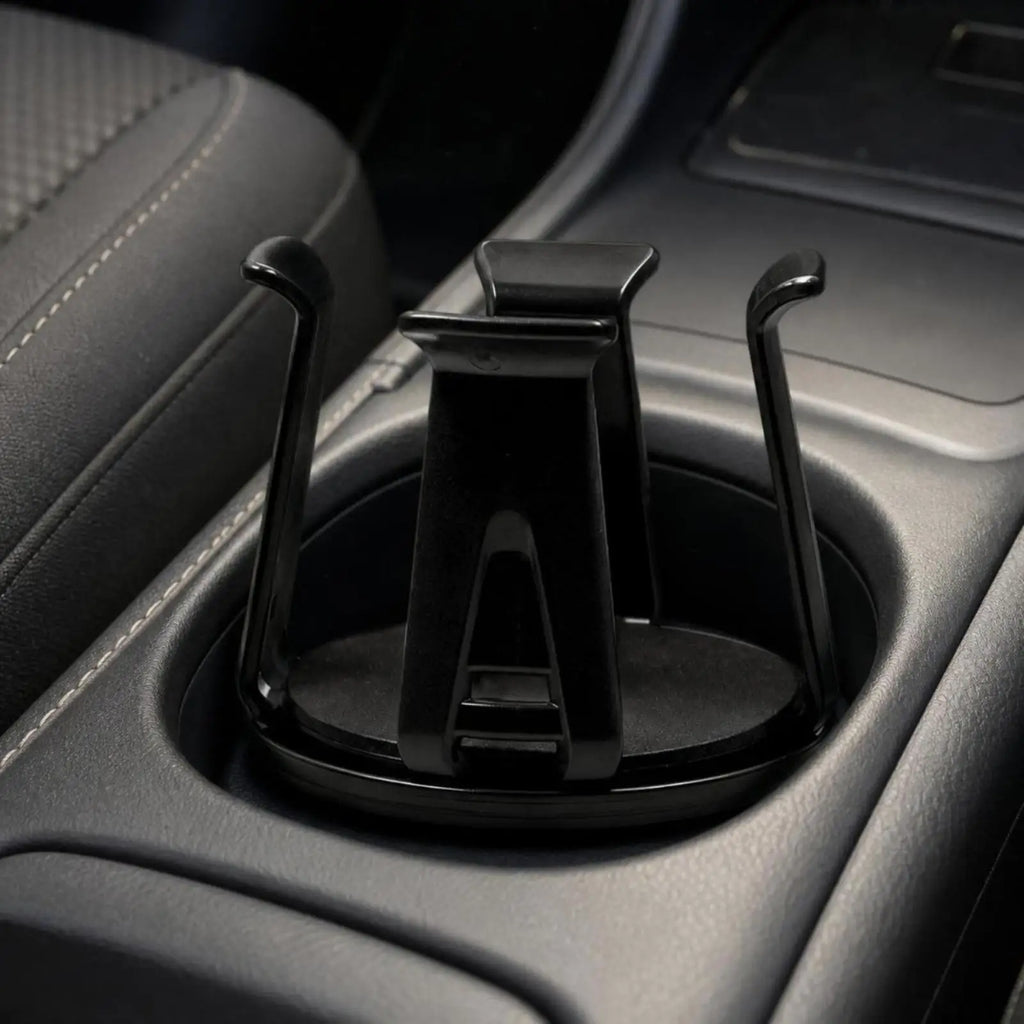 Car Cup Holder Limiter Anti-Bump Cup Holder Limiter with Flexible Arms - Automotive LED Light