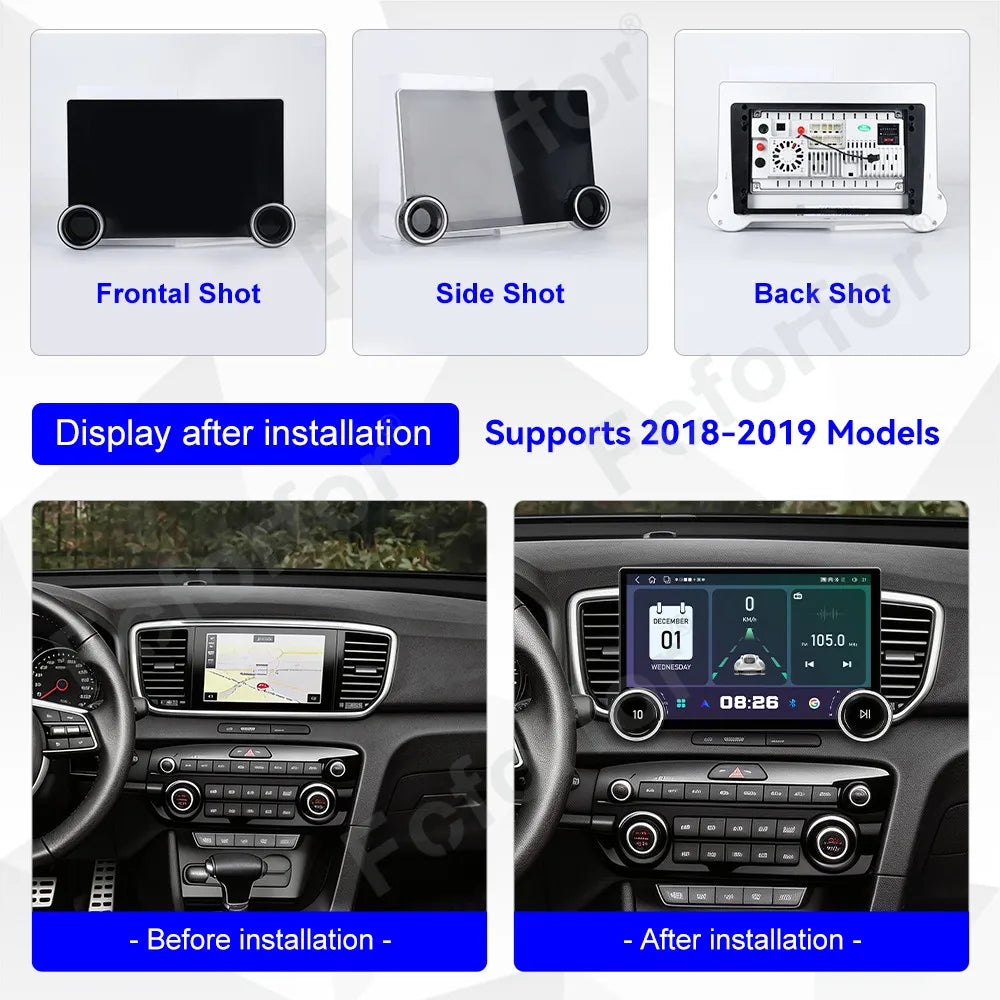 11.5 Inch Android 15 Crystal Clear HD Touch Wireless CarPlay Android Auto GPS Multimedia C