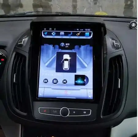 For Ford Kuga C-Max 2014 2013 2012 Tesla Radio Android 13 Stereo GPS Car Multimedia Audio