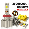 28000000LM H4 H7 LED Headlight H1 H11 9005 HB3 9006 HB4 12000W 9980 CSP Canbus 10 Copper T