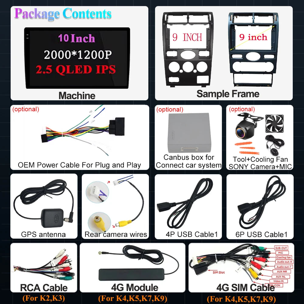 Android 16 Car Radio For Ford Mondeo Mk 3 2000 2001 2002 2003 2004 2005-2007 Carplay Andro | AUTOKITSHOP
