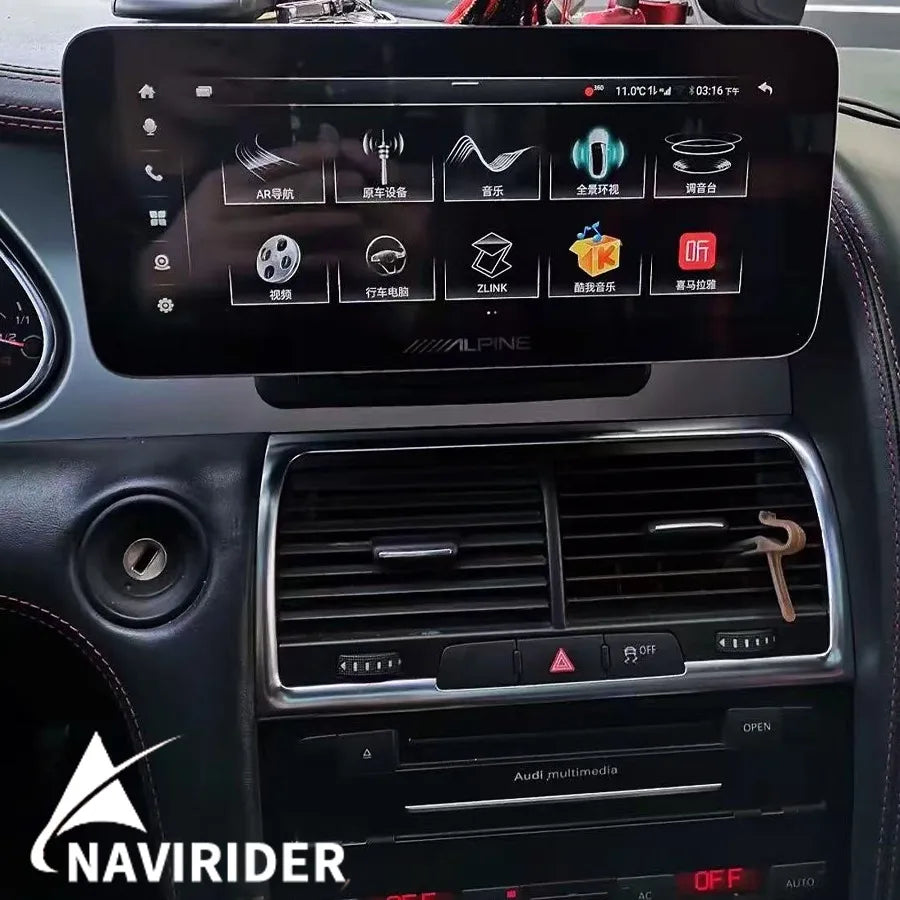 For Audi Q7 4L 2005-2015 Android 15 Auto Car Radio Carplay Screen MMI 2G 3G GPS Navi With  | AUTOKITSHOP