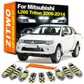 11Pcs LED Interior Light Bulb Kit For Mitsubishi L200 Triton Strada Sportero Hunter 2006 2007 20 - Canbus LED Car Light