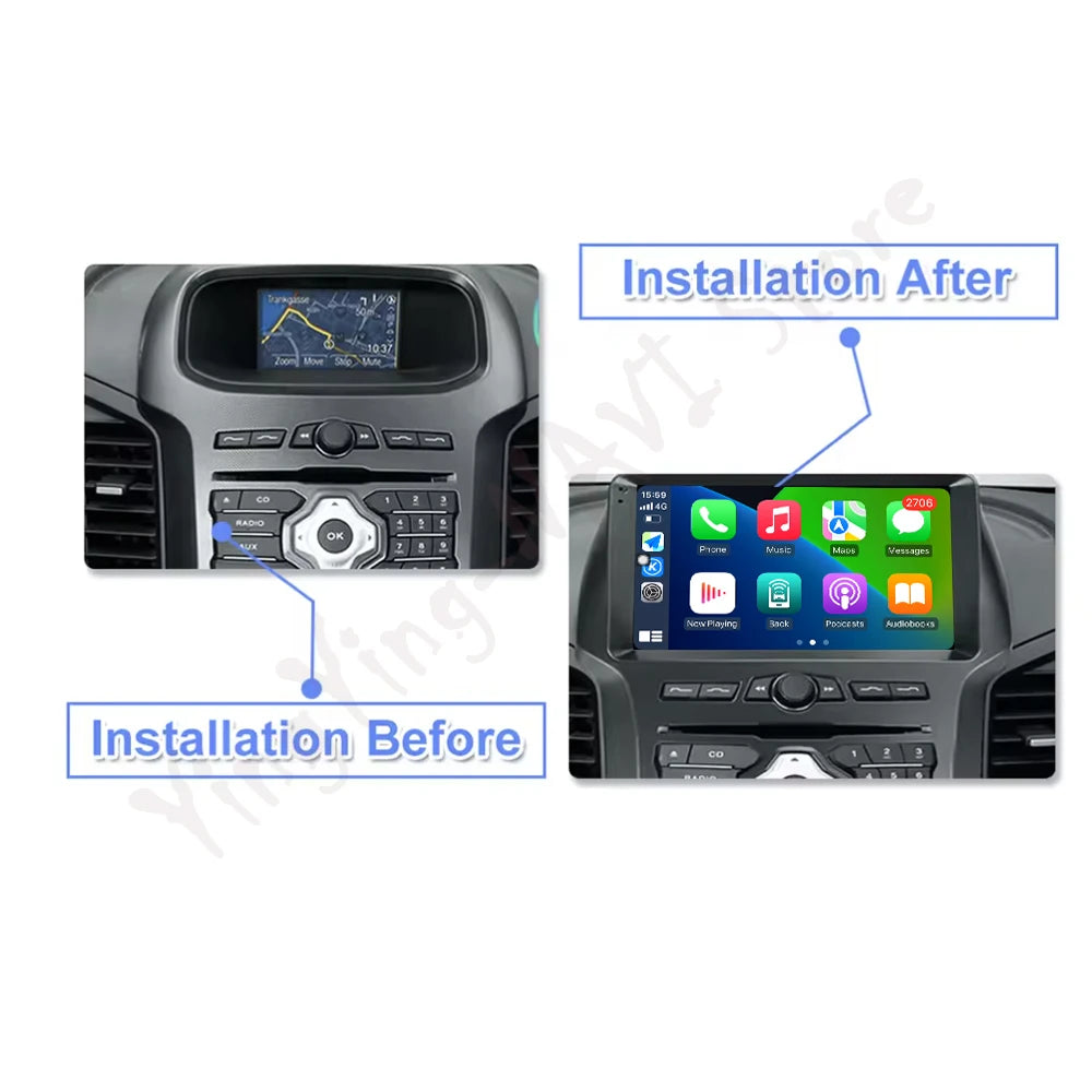 For Ford Ranger 3 2011 2012 2013 2014 2015 Car Radio Multimedia Player Bluetooth DSP Stere
