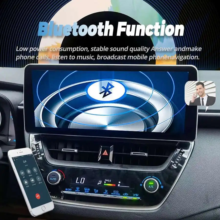 12.3inch Radio For Toyota Corolla 2019+ Car Multimedia Player GPS Navigation Stereo Tape R | AUTOKITSHOP