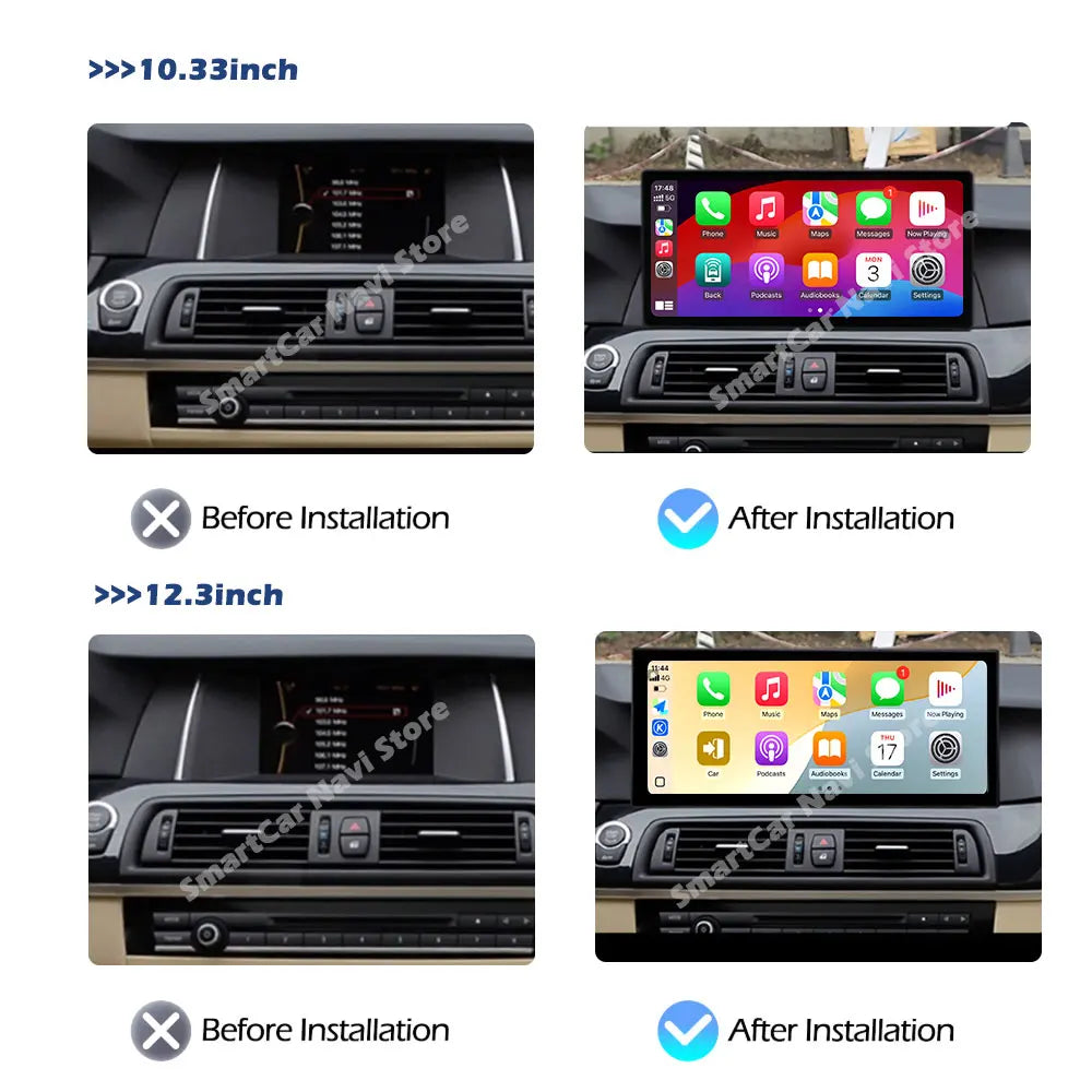 For BMW 5 SERIES F10 F11 2011 - 2017 Wireless Carplay Car Radio Multimedia Player Android
