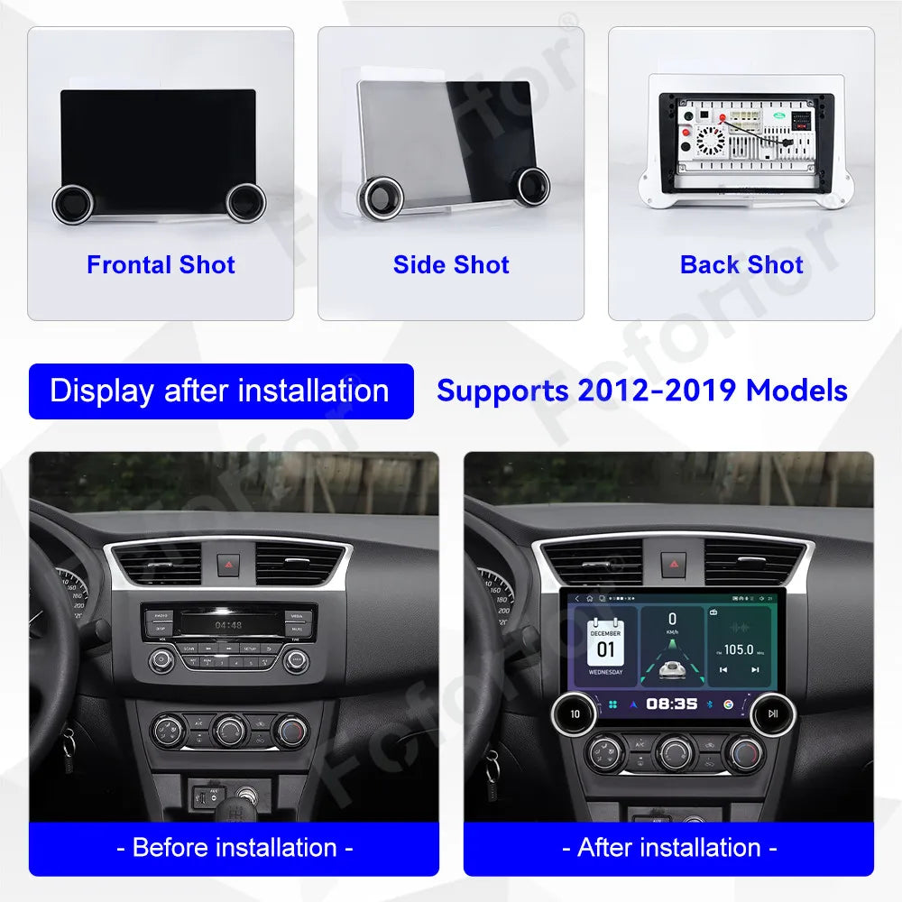Ultimate Luxury Vision Pro 11.5 Inch Android 15 HD Touch Wireless CarPlay GPS Car Media He