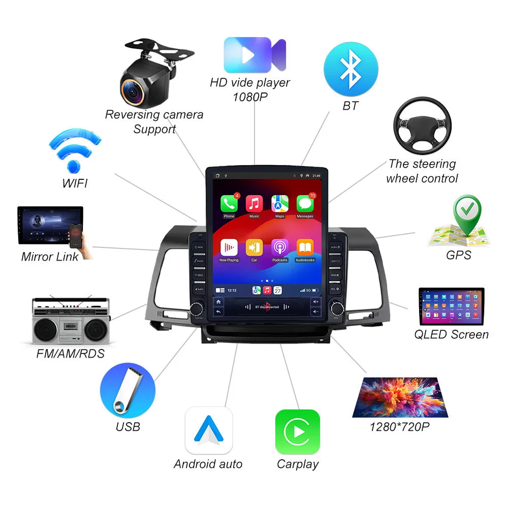 Android 16 Car Radio For Kia Opirus Gh 2006 - 2011 9.7 Inch Multimedia Video Player Gps na | AUTOKITSHOP
