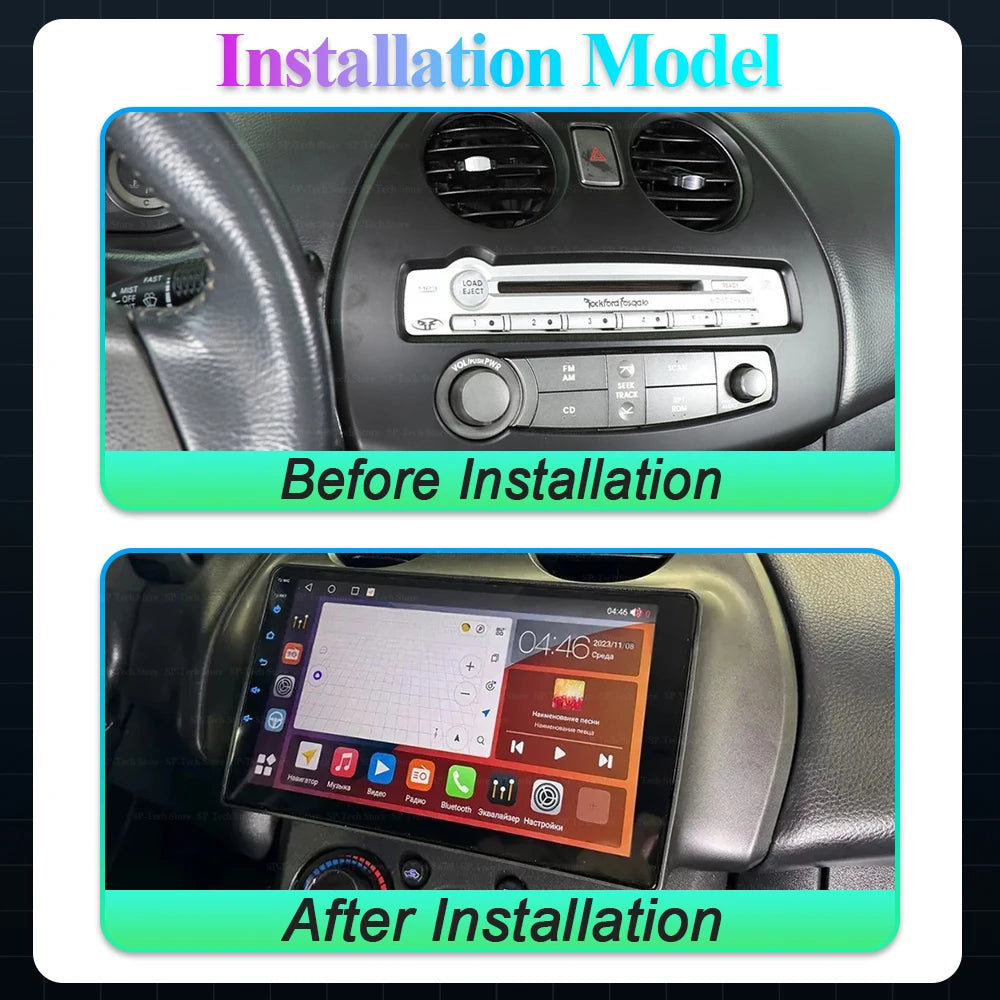 Android 16 For Mitsubishi Eclipse Spyder 2005-2012 Car Radio Multimedia Player Carplay Ste | AUTOKITSHOP