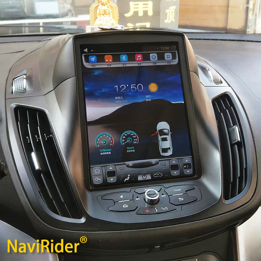 Android Screen Car Radio For Ford C-MAX Kuga Escape 3 2012-2019 Stereo Multimedia Player A