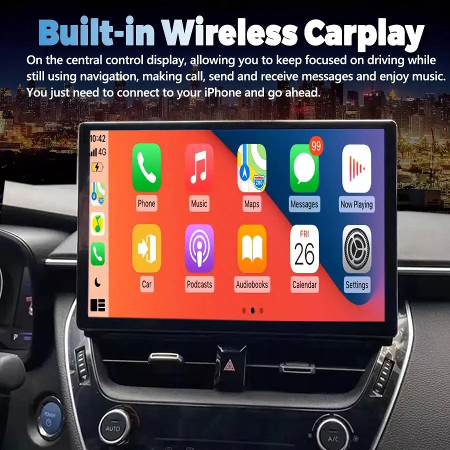 13.3" For TOYOTA Corolla 2021 2022 Hybrid 2K Screen Android Player Stereo GPS Navigation C | AUTOKITSHOP