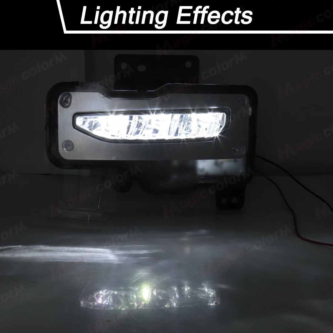 DLAA Fog Lamps For GMC Sierra 1500 2016 2017 2018 LED Car FDRL Daytime Running Lights ront | AUTOKITSHOP
