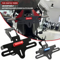 For Zontes 703RR 703 RR Motorcycle Short Tail License Plate Bracket Foldable License Plate Brack - Automotive LED Light