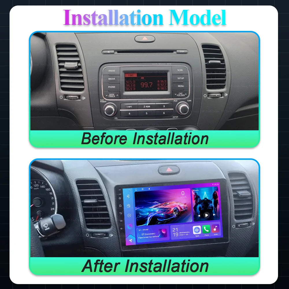 Android 16 For K3 Forte 2013 2014 2015 2016 2017 2018 Lhd Rhd Car Radio 5g Head Unit Multi | AUTOKITSHOP