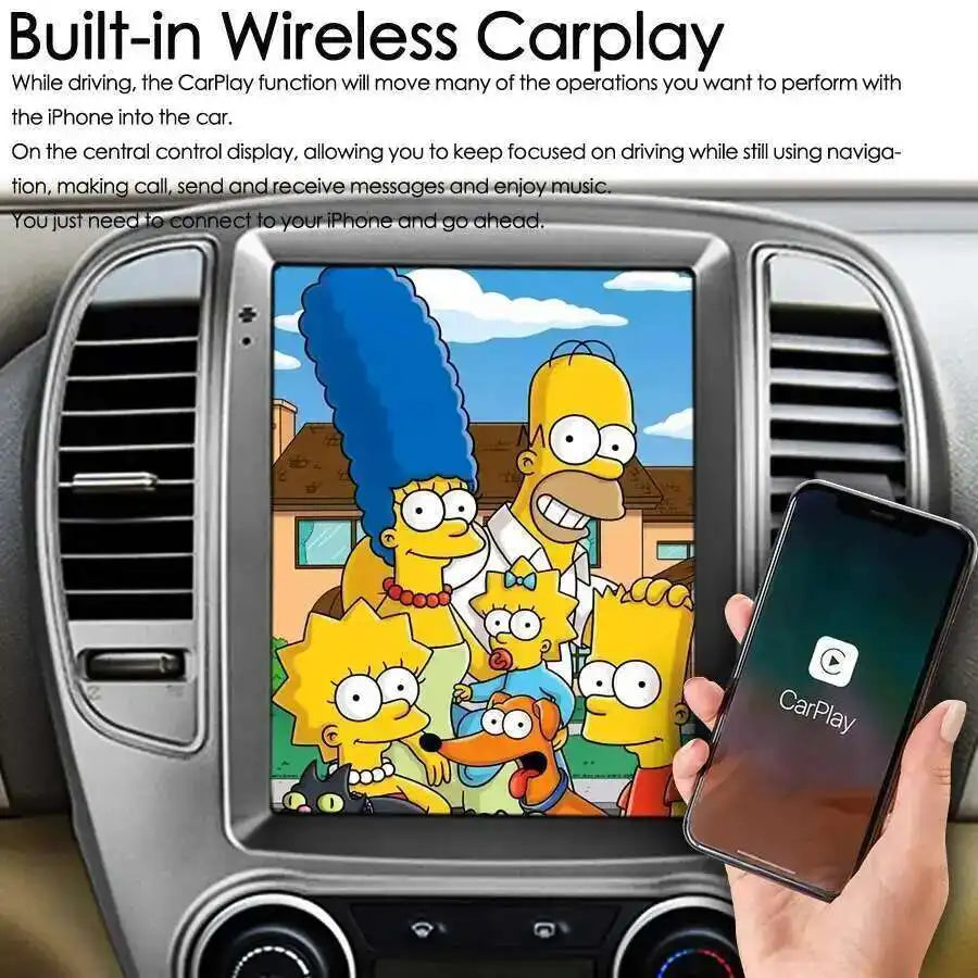 9.7inch Car Multimedia GPS Navigation For Nissan Bluebird Sylphy 2008-2024 Video Carplay B | AUTOKITSHOP