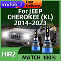 2x 30000LM LED Hir2 9012 Car Light Headlight Turbo Lamp 6000K For JEEP CHEROKEE KL 2014 20