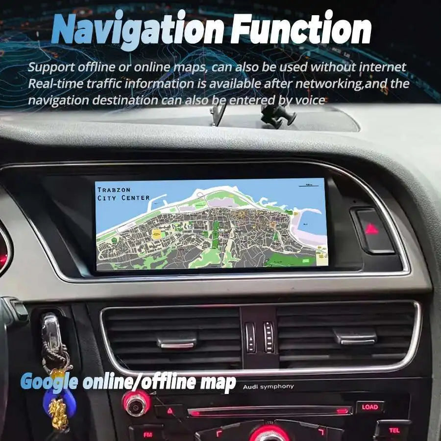 For Audi A4 A4L B8 A5 Android 15 Car Multimedia Player Wireless CarPlay Screen AutoRadio S | AUTOKITSHOP