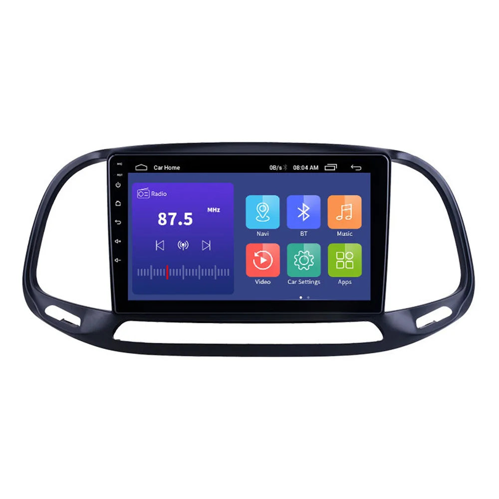 2.5D Screen 9" Android 10.0 Radio Stereo GPS Navi Bluetooth w/Car Player For Fiat Doblo 20