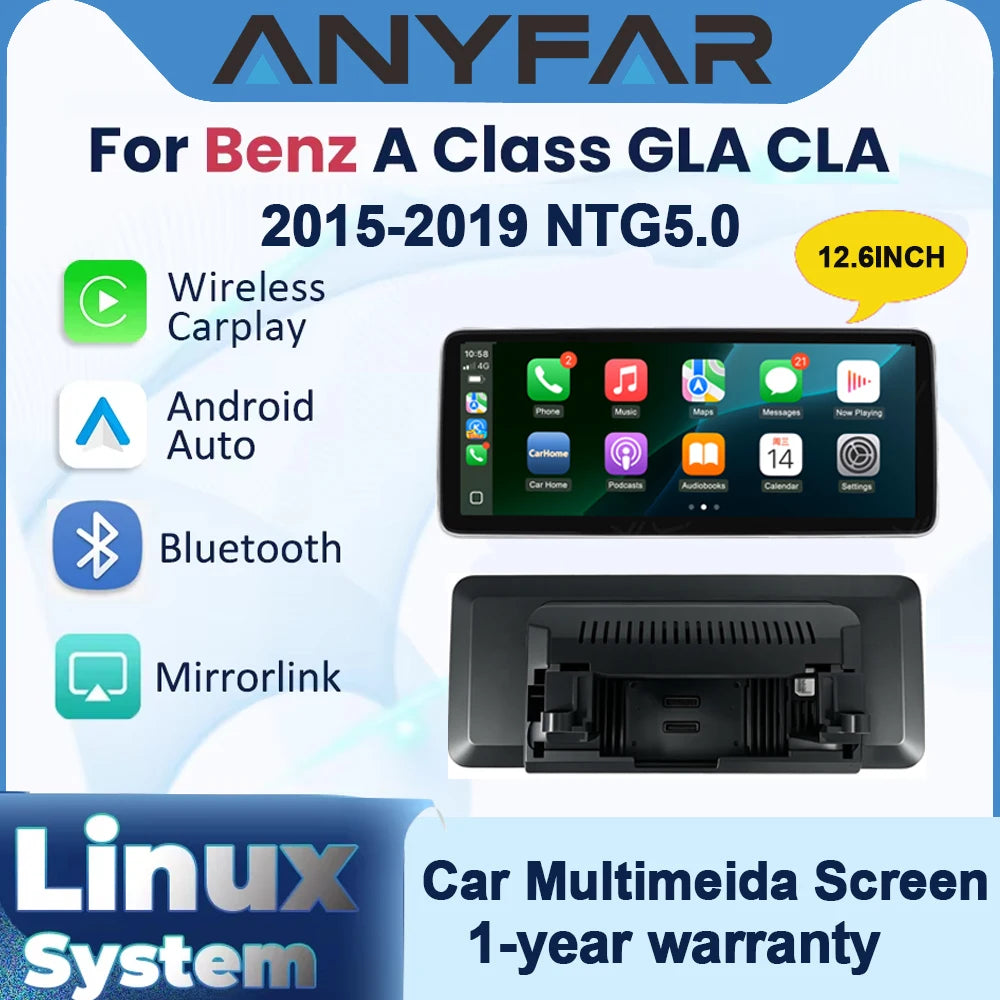 Linux Carplay Touch Screen For Mercedes Benz CLS Class 2015-2019 with NTG 5.0 System Car M