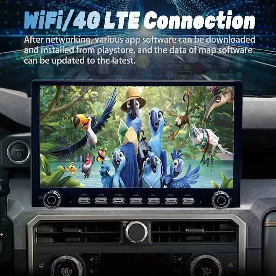 14.5inch Touch Screen For TOYOTA 4 RUNNER 4RUNNER 2024-2025 GPS Player Carplay Car Radio B | AUTOKITSHOP