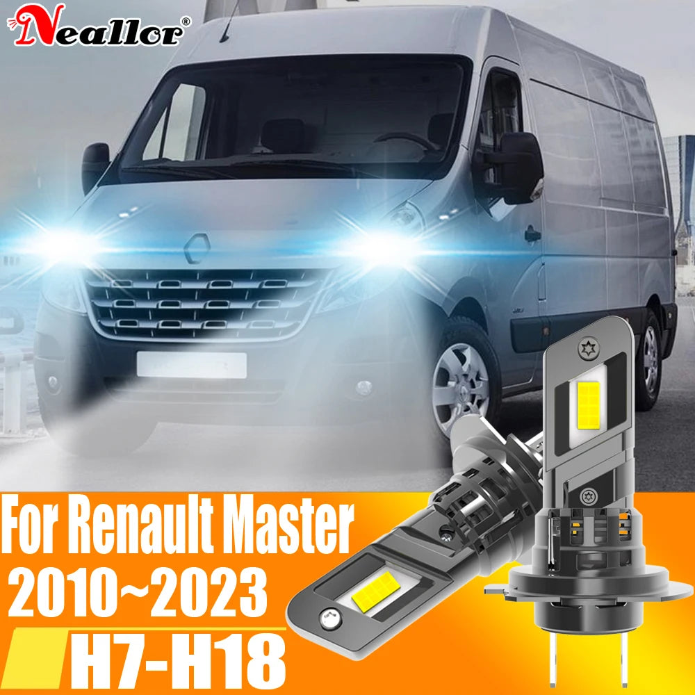 High Power H7 Led Headlight Canbus No Error H18 Car Bulb 6000K White Light Diode Lamp 12v
