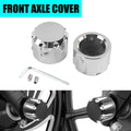 Front Axle Nut Covers Caps Motorcycle For Harley Sportster XL Softail Dyna VRSC Touring Electra  - Automotive LED Light