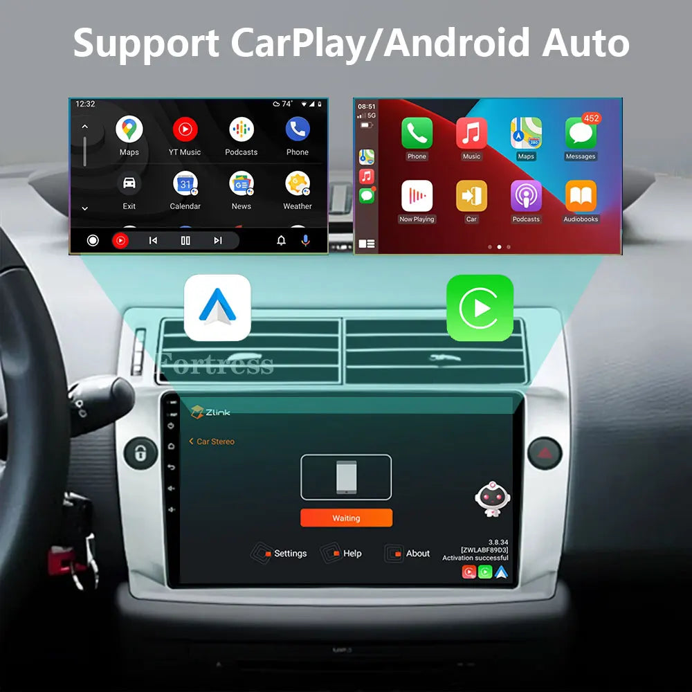 Android 16 For Citroen C4 C-Triomphe Quatre 2004-2014 Navigation GPS Multimedia Car Radio
