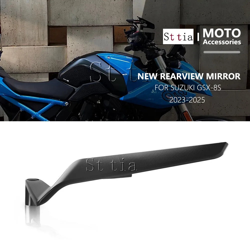 CNC Aluminium Motorcycle Side Mirrors Rearview Mirror For SUZUKI GSX-8S GSX 8S  for mini GSX8S 2023-2025 - Automotive L