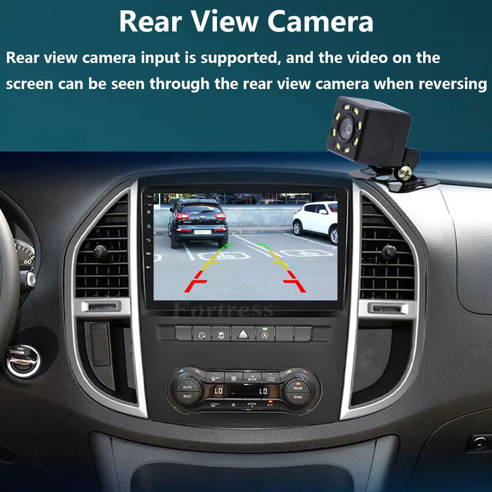 Android 16 Carplay Auto 2K Screen Car Radio Multimedia Video Player For Mercedes Benz Vito