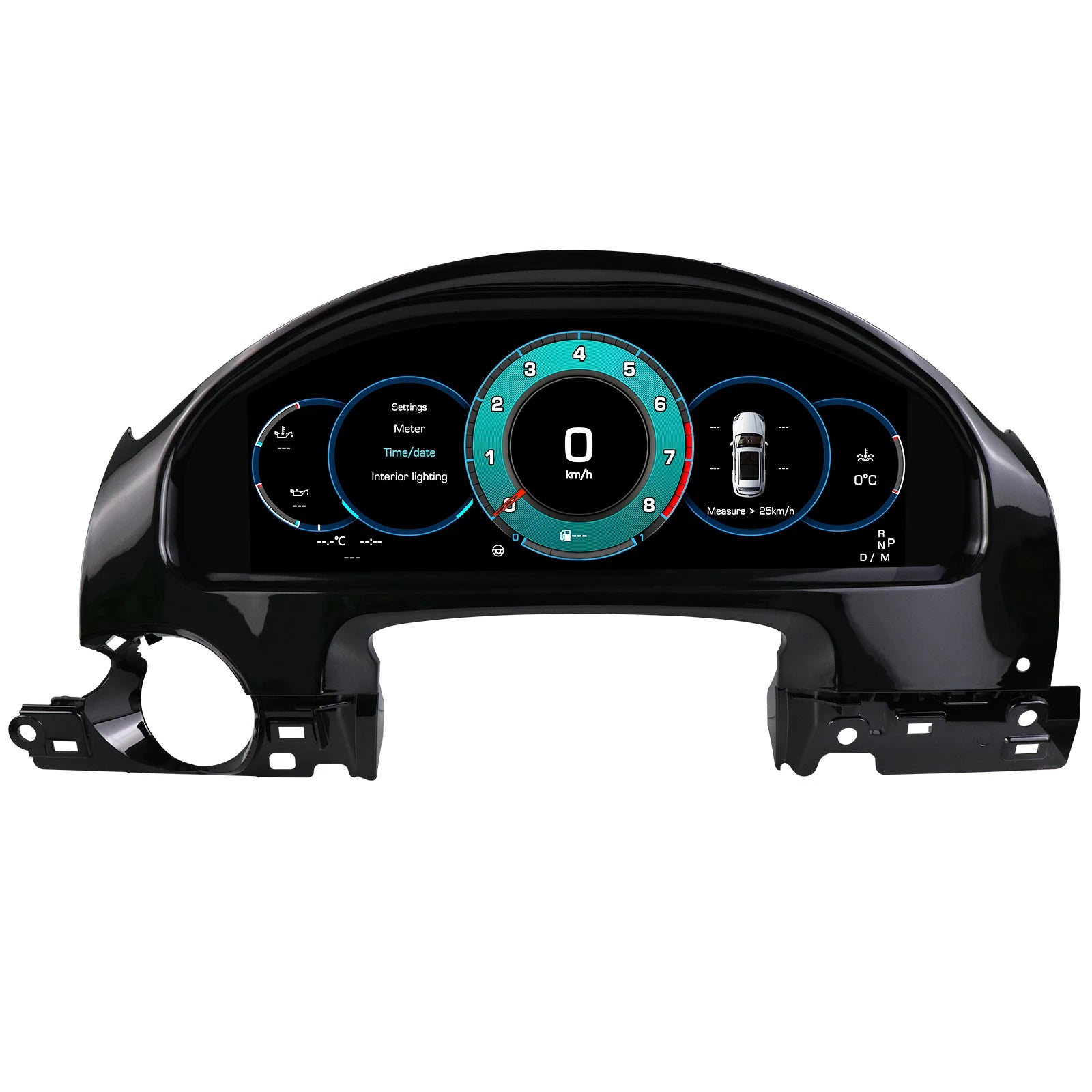 12.3" Car LCD Dashboard Instrument Cluster Gauge Set for Porsche Cayenne 2011-2017 - Digital Speedometer Display