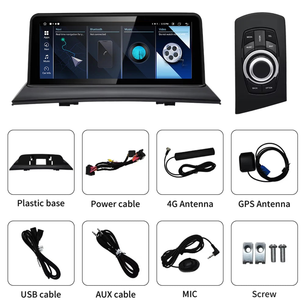 10.25inch Android For BMW X3 E83 2004 - 2010 Car Radio Multimedia Video Player GPS Navigai