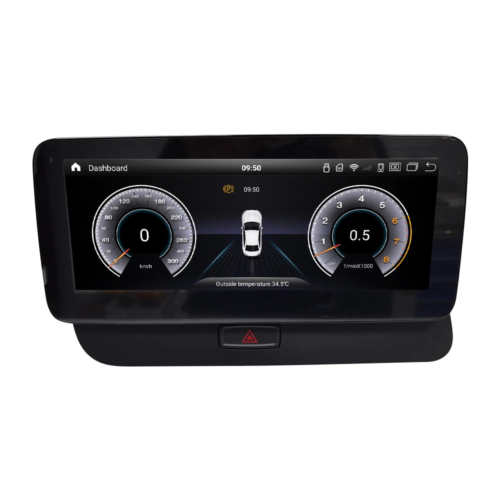 10.25 Carplay Android 13 For Audi Q5 2009-2015 Car GPS Navigation Multimedia Player Car St