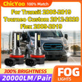 20000LM Fog Lights 60W 12V Fog Lamps 6000K White For Transit 2006-2019 Tourneo Custom 2012