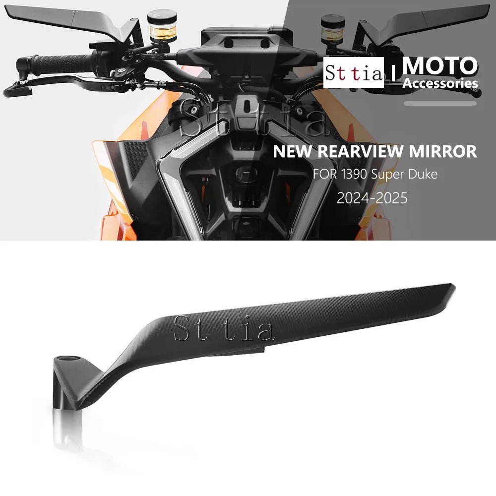 1390 SUPER DUKE 2024 2025 Rear View Mirrors Fit For 1390 Super Duke R New Motorcycle Aluminum St - Automotive LED Light