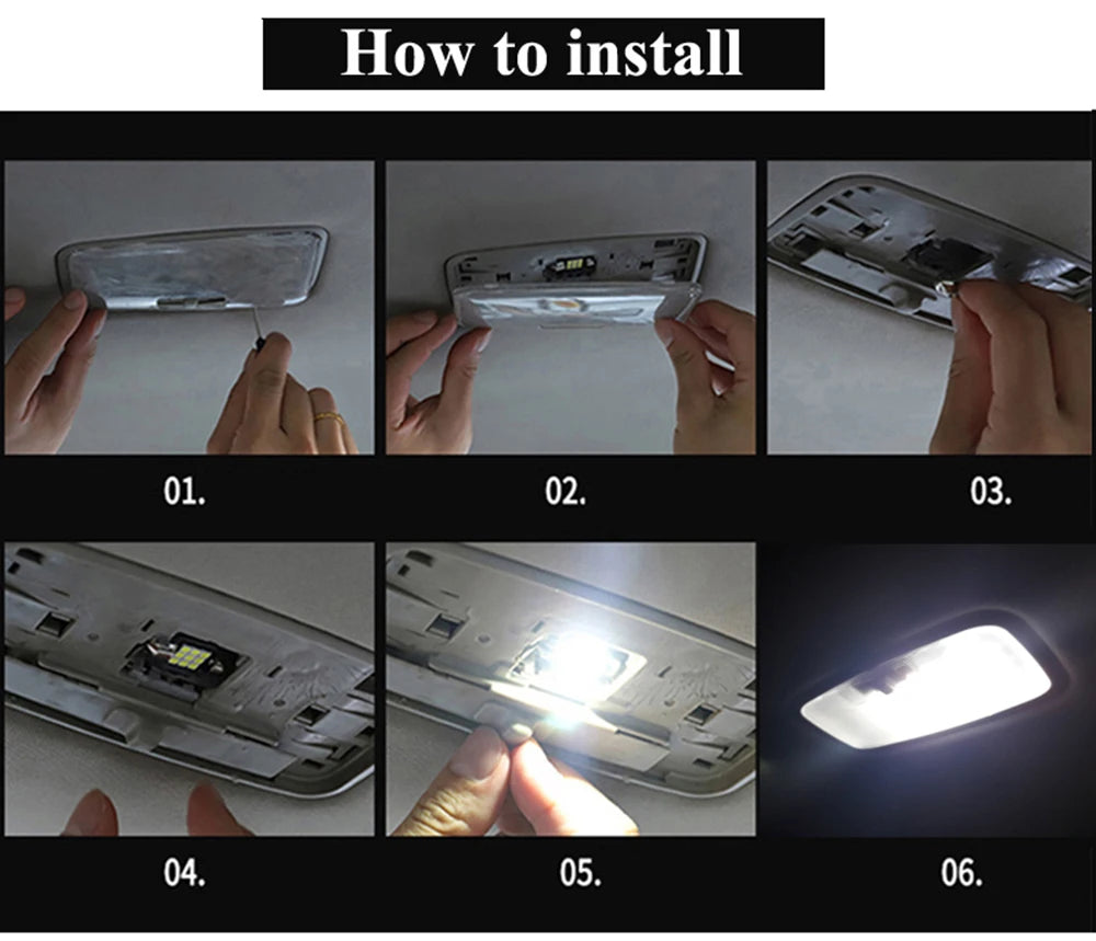 LED Interior Light Kit for Seat Ibiza 6P 6J 6L 6F 2004 -2023 - Canbus Dome Map Door Trunk Bulbs | AUTOKITSHOP