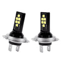 H7 H4 Auto Fog Lamp Bulbs LED Car Headlight 4800LM Auto Front Driving Running Light 12V 24