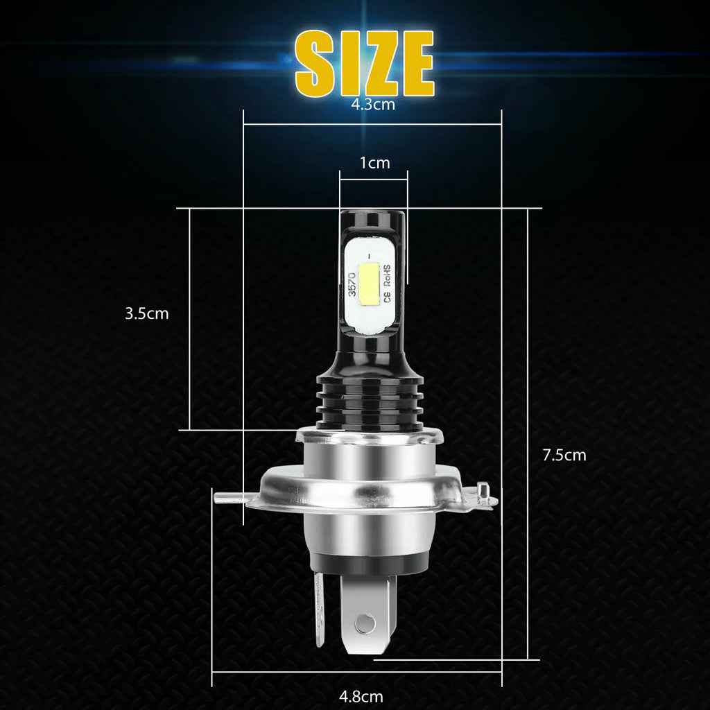 H4 H7 LED Bulbs H11 H8 H9 9005 HB3 9006 HB4 Fog Light Super Bright H1 H3 H16JP Driving Run