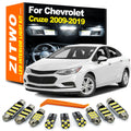ZITWO 9Pcs Indoor Lamp For Chevrolet Chevy Cruze 2009 2010 2011 2012 - 2014 2015 for Chevrolet 2012-2014 - Canbus LED Ca
