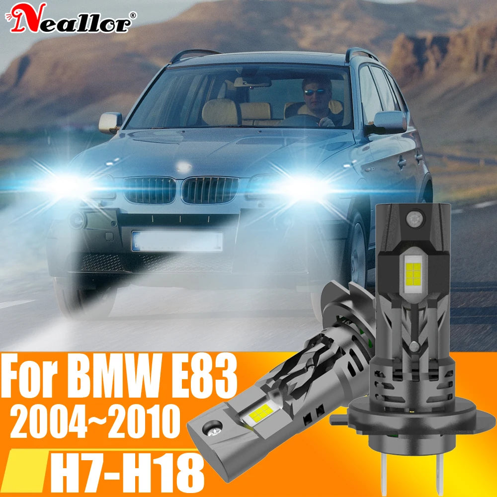 High Power H7 Led Headlight Canbus No Error H18 Car Bulb 6000K White Light Moto Diode Lamp