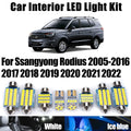 LED Interior Light Kit for Ssangyong Rodius 2005-2019 - Canbus Dome Map Door Trunk Bulbs | AUTOKITSHOP