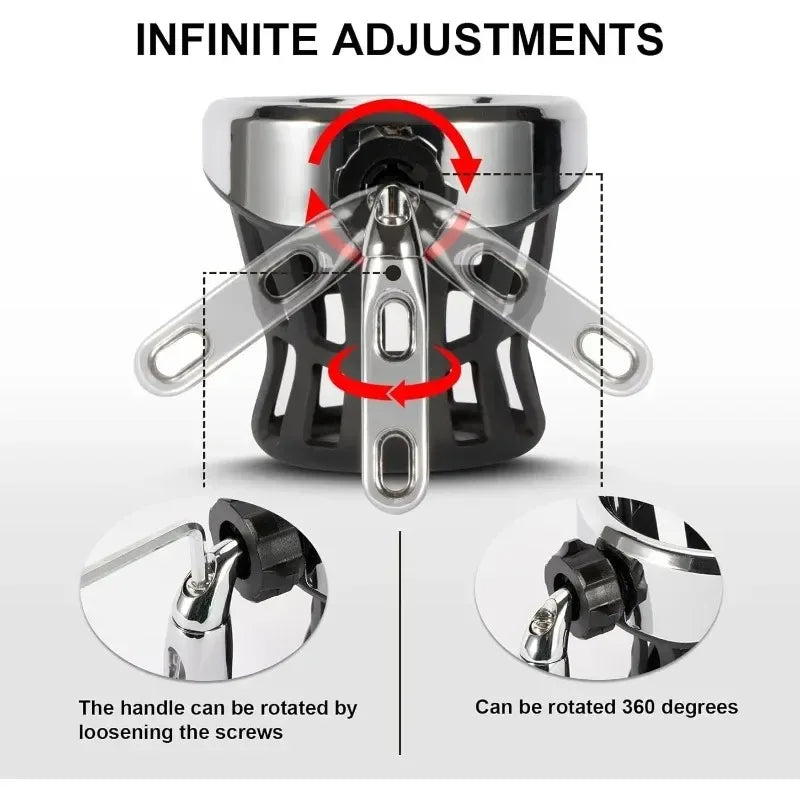 For Harley Road King Electra Glide Sportster Dyna Softail 1996 UP Motorcycle Handlebar Mounted D - Automotive LED Light