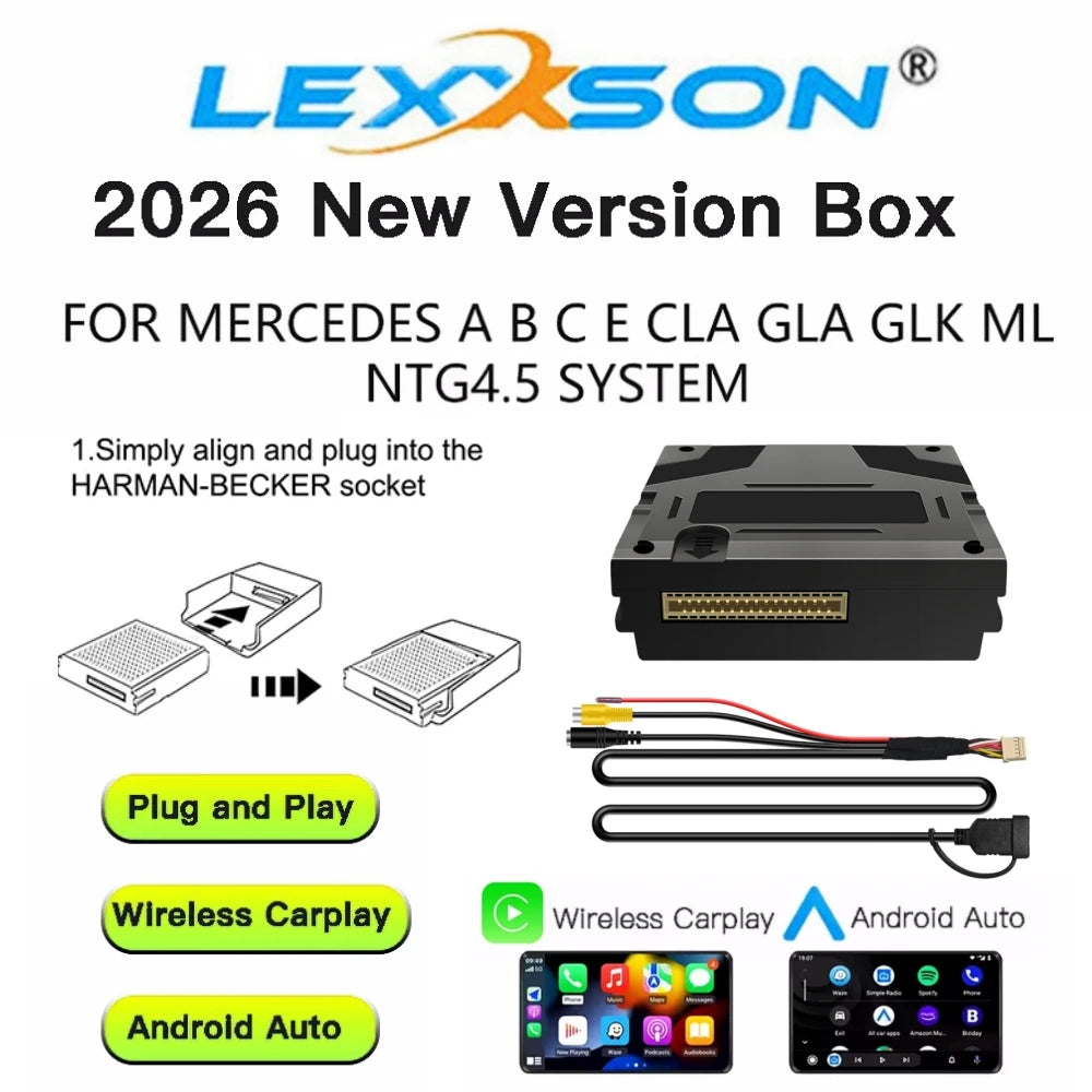 Upgrade Wireless Carplay Suitable For Mercedes Benz A B C E CLA GLA GLK ML Sprinter NTG4.5 | AUTOKITSHOP