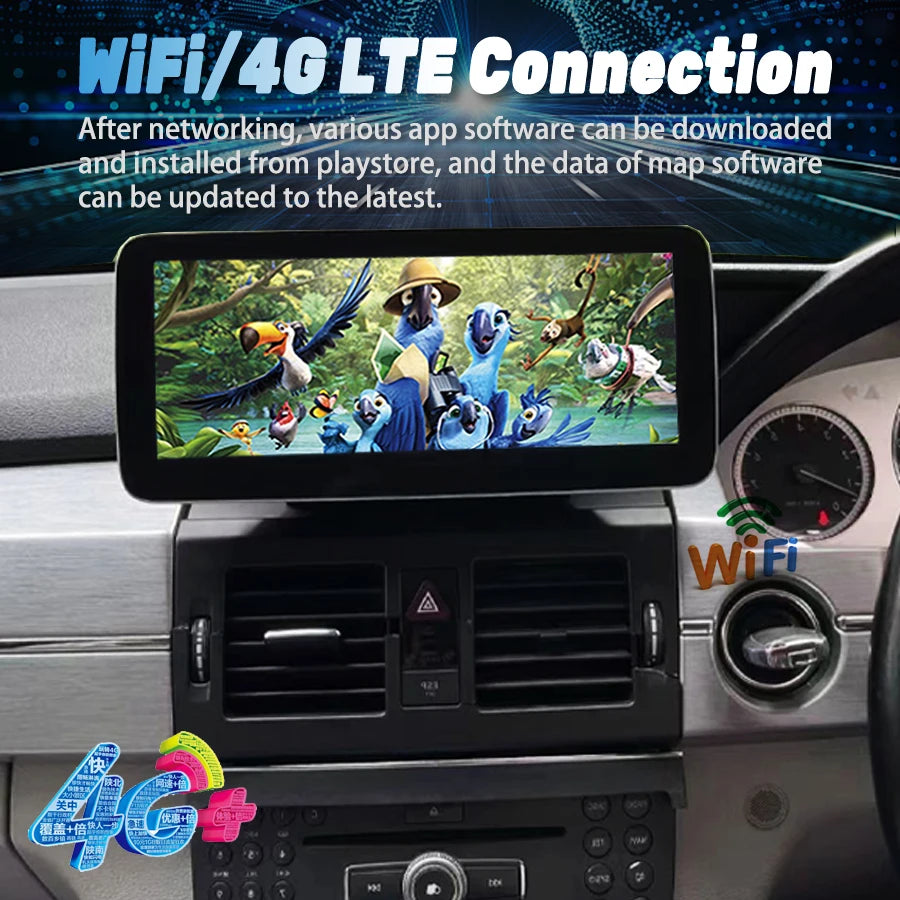 RHD Car Multimedia Video Player For Mercedes GLK 280 GLK300 GLK350 GLK260 GLK200 X204 2009