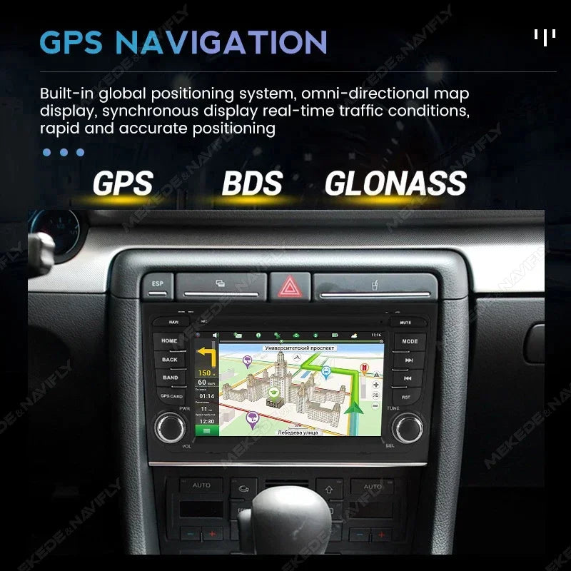 7inch Android Car Radio for Audi A4 S4 RS4 8E 2002-2008 Carplay Auto Video Player GPS Navi | AUTOKITSHOP