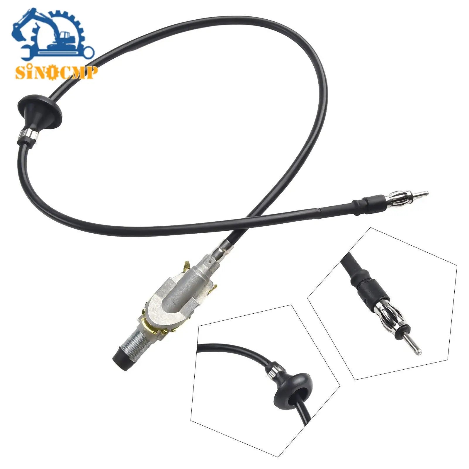 SINOCMP Radio Antenna Body Replacement 56043089AD For Dodge Ram 1500 2500 3500 2002-2010 C